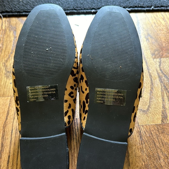 Steve Madden Flat Sip On Leopard Print Shoes Size 7.5 - Picture 6 of 8